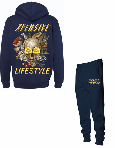 Xpensive Lifestyle Dead Roses Sweatsuit
