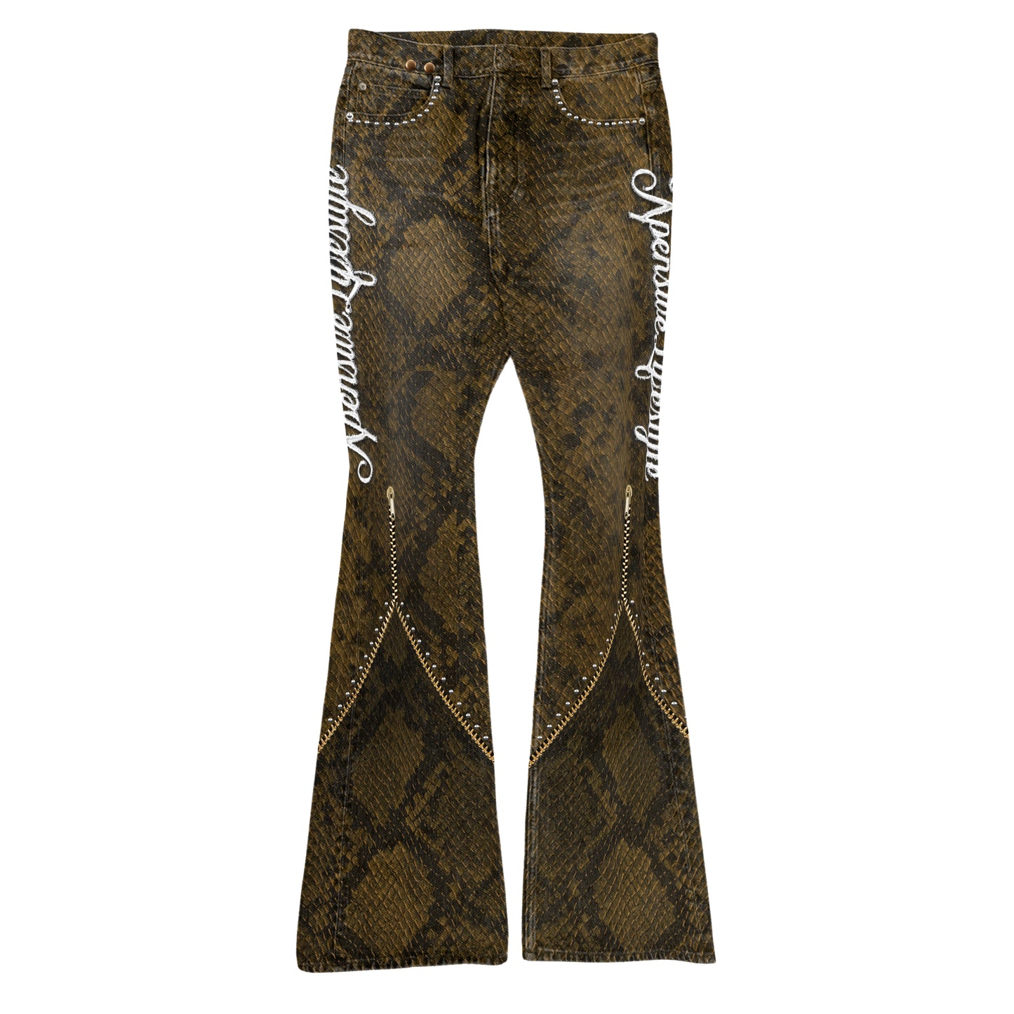 Femme Python Denim Noir
