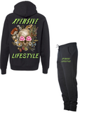 Xpensive Lifestyle Dead Roses Sweatsuit