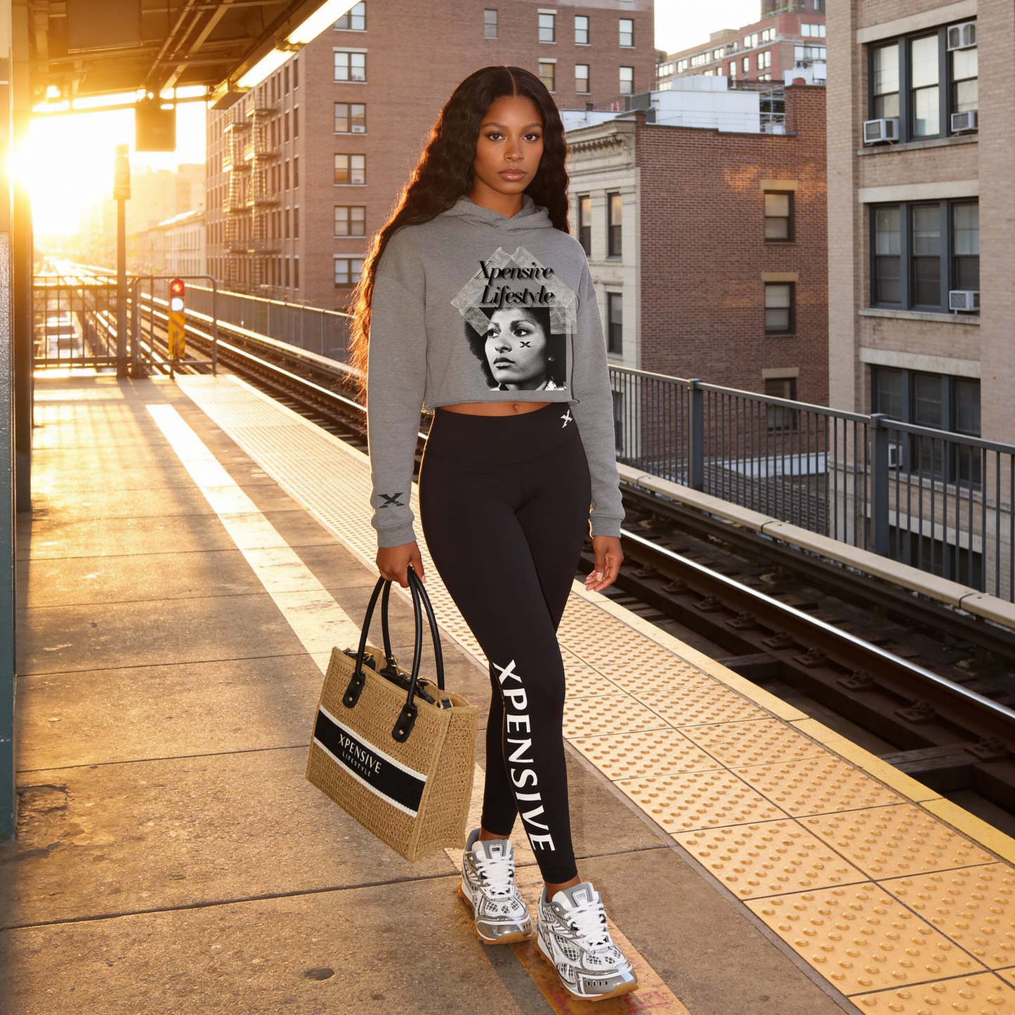 Jackie Brown Croptop Hoodie